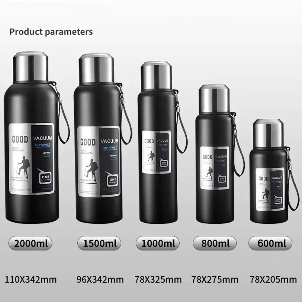 Large-Capacity Insulated Travel Flask