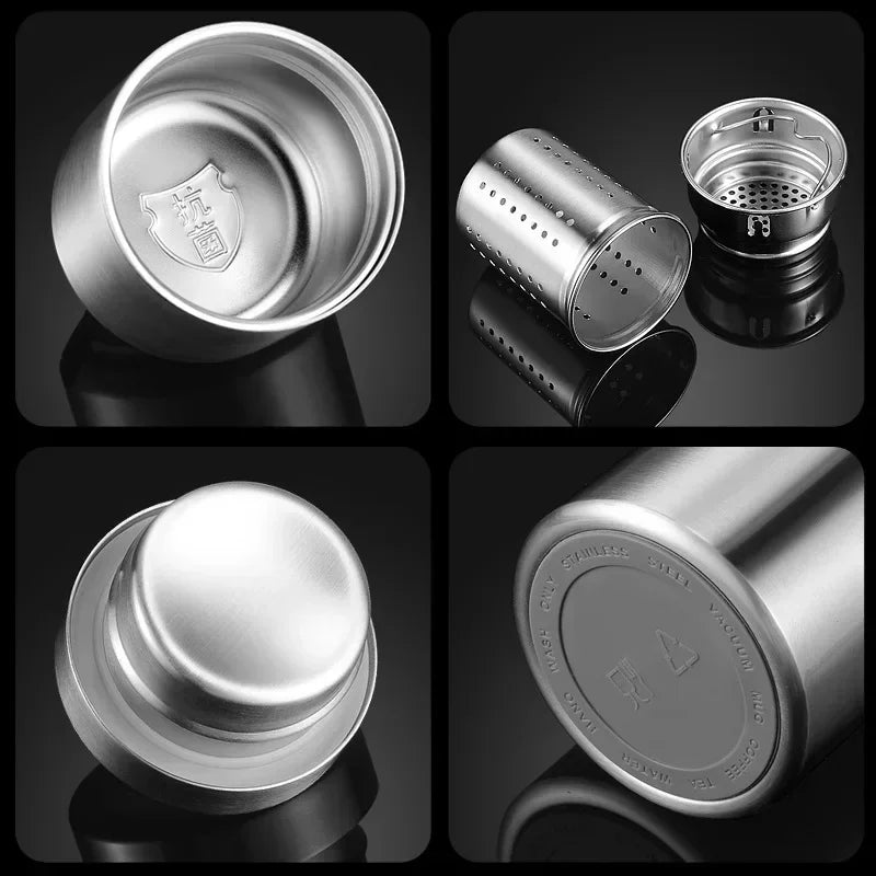 Large-Capacity Insulated Travel Flask