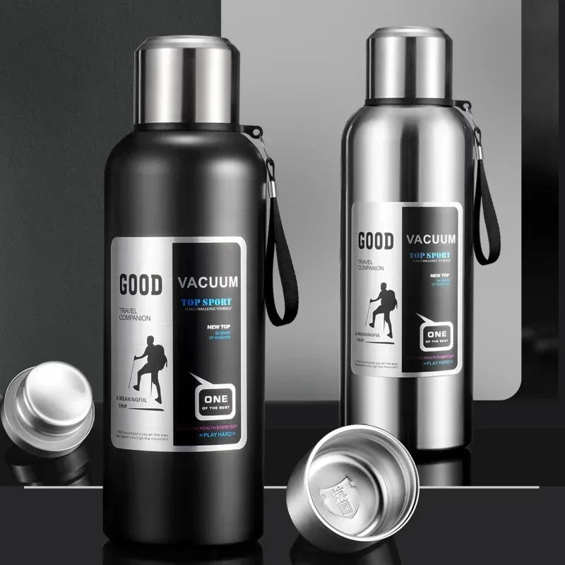 Large-Capacity Insulated Travel Flask