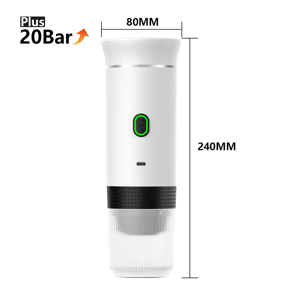 3-in-1 Heated Portable Espresso Maker